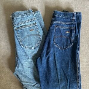Vintage 90s Chic Women's Blue Jeans - Two for one!